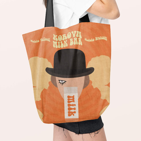A Clockwork Orange Large Canvas 18x18 Tote Bag